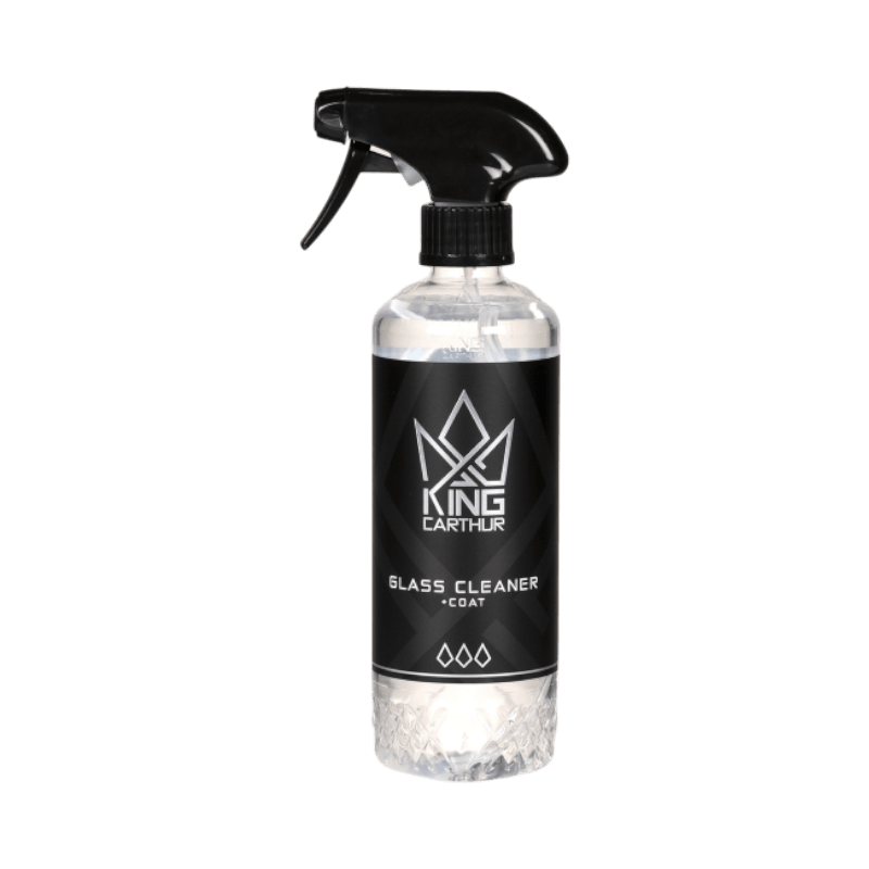 King Carthur Glass Cleaner + Coat i sprayflaska för smutsfria och skyddade rutor