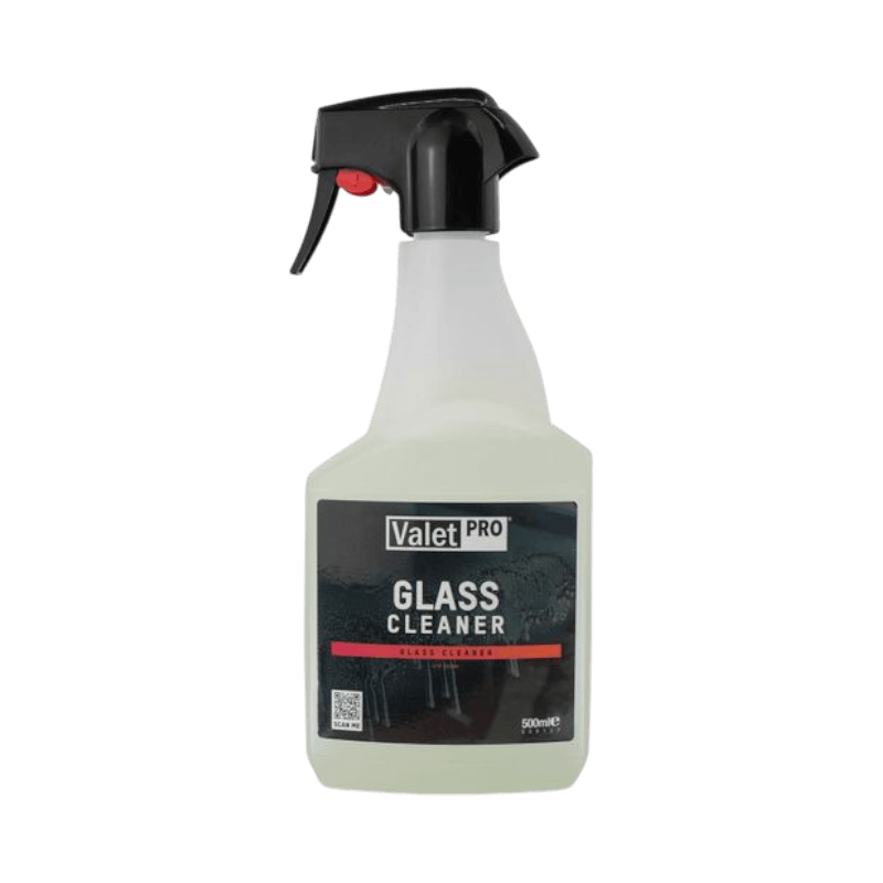 ValetPRO Glass Cleaner i vit sprayflaska för effektiv och strimfri glans