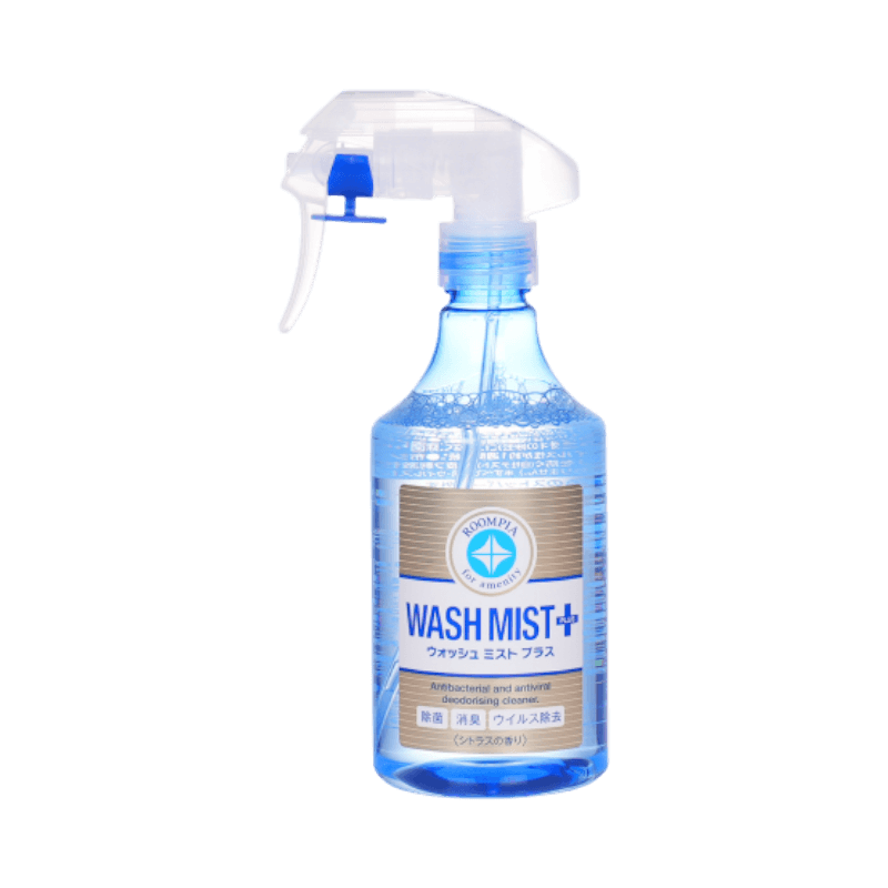 Soft99 Wash Mist Plus antibakteriell interiörrengöring med citrusdoft i blå sprayflaska