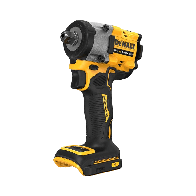 Kompakt mutterdragare från DeWalt 18V XR Brushless, idealisk för bilreparationer och montering