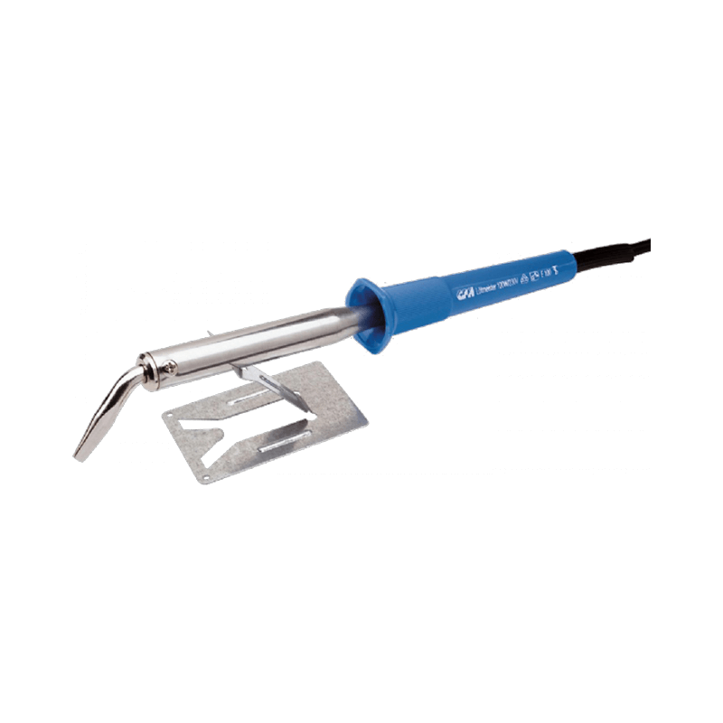 Lödpenna från CFH med vinklad spets och hållare, perfekt för enklare lödjobb och hobbyprojekt.